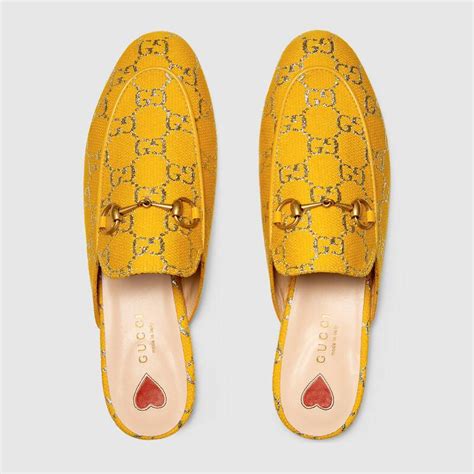 gucci sandals yellow|gucci slippers women.